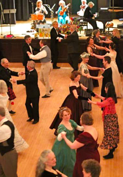 D English Country Dancing at Boston Ball