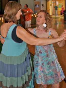 Deborah teaches waltz